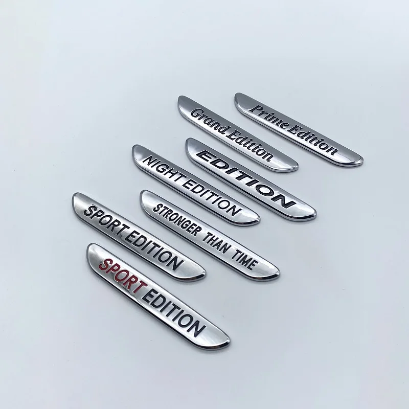 

EDITION Night Edition SPORT EDITION C300 C200 GLA CLA Chrome Silver Badge Car Styling Logo stickers Emblem for Mercedes Benz AMG