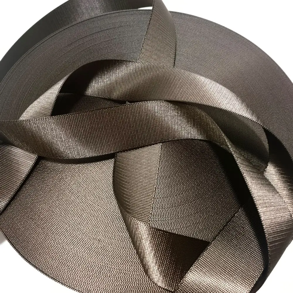 

JOORMOM 3-30 м темно-коричневый автомобильный ремень безопасности европейский замок край Fishline модификация автомобиля высокопрочная полиэстеровая лента для автомобильного сиденья