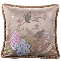 european vintage embroidered sofa cushion cover with core pillow covers decorative throw pillows home decor 48x48cm