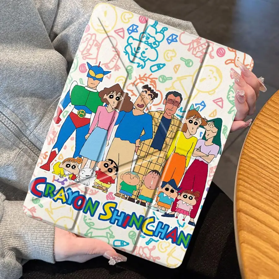 Фото Чехол-держатель для планшета Crayon Shin Chan Cute Holder Cover для iPad Mini 6 7 Air 4 5 M3 M2 1 2 M4 11 дюймов Pro 11th 10th 9th 8th 7th 12.9 дюймов №4