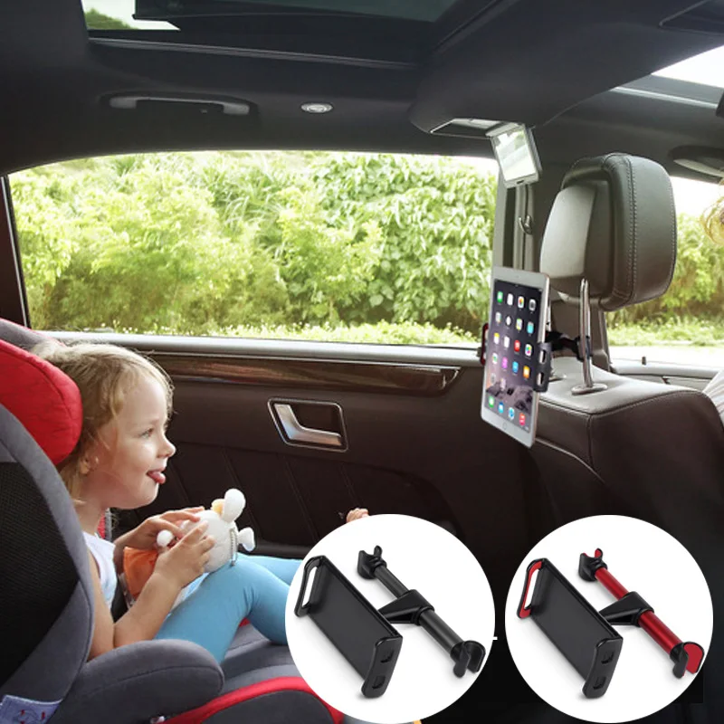 Car Rear Pillow Phone Holder Telescopic Car Back Seat Phone Holder 4-11 inch Phone Tablet Car Holder Stand for iPhone iPad 12 13