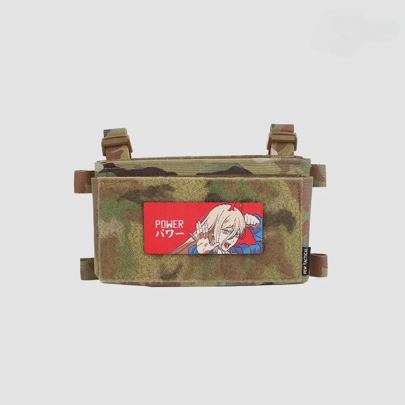 Аниме бензопила человек пава вышивка нашивка крючок и петля искусственная