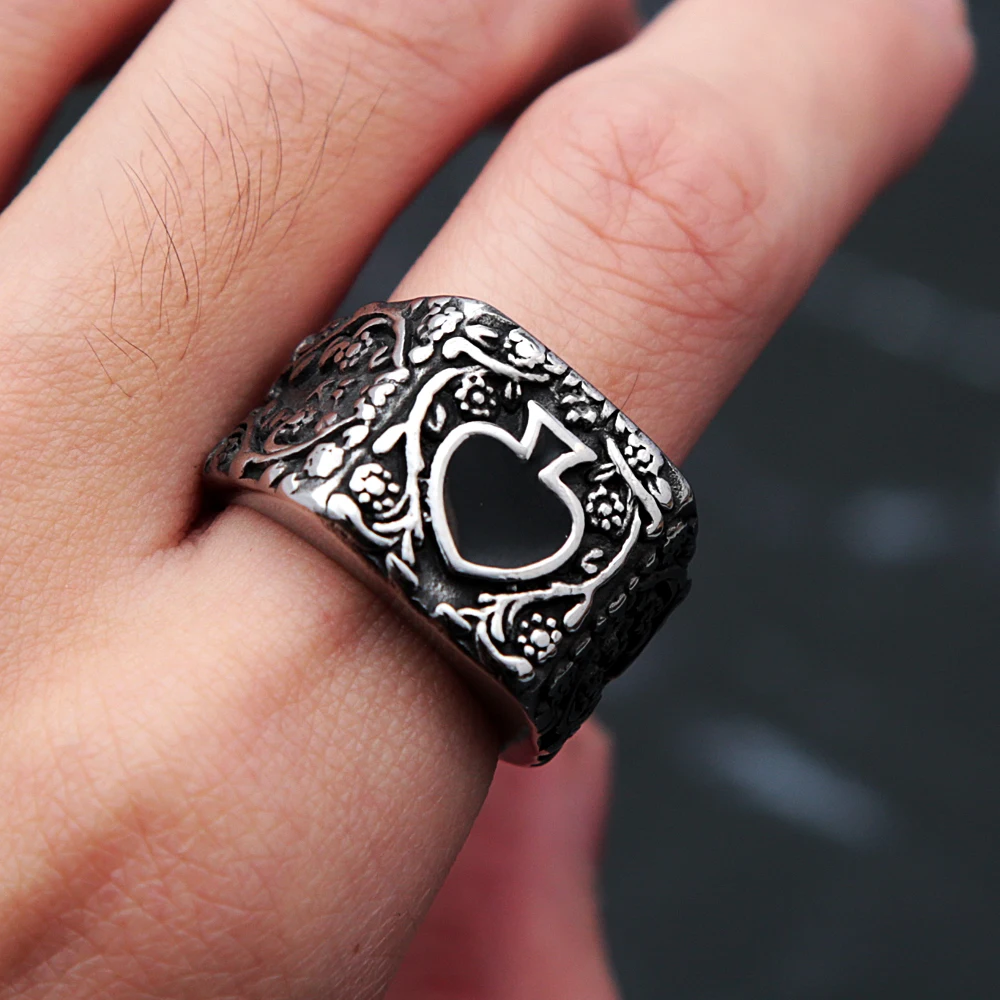 

Женское Винтажное кольцо с цветком сливы, из нержавеющей стали