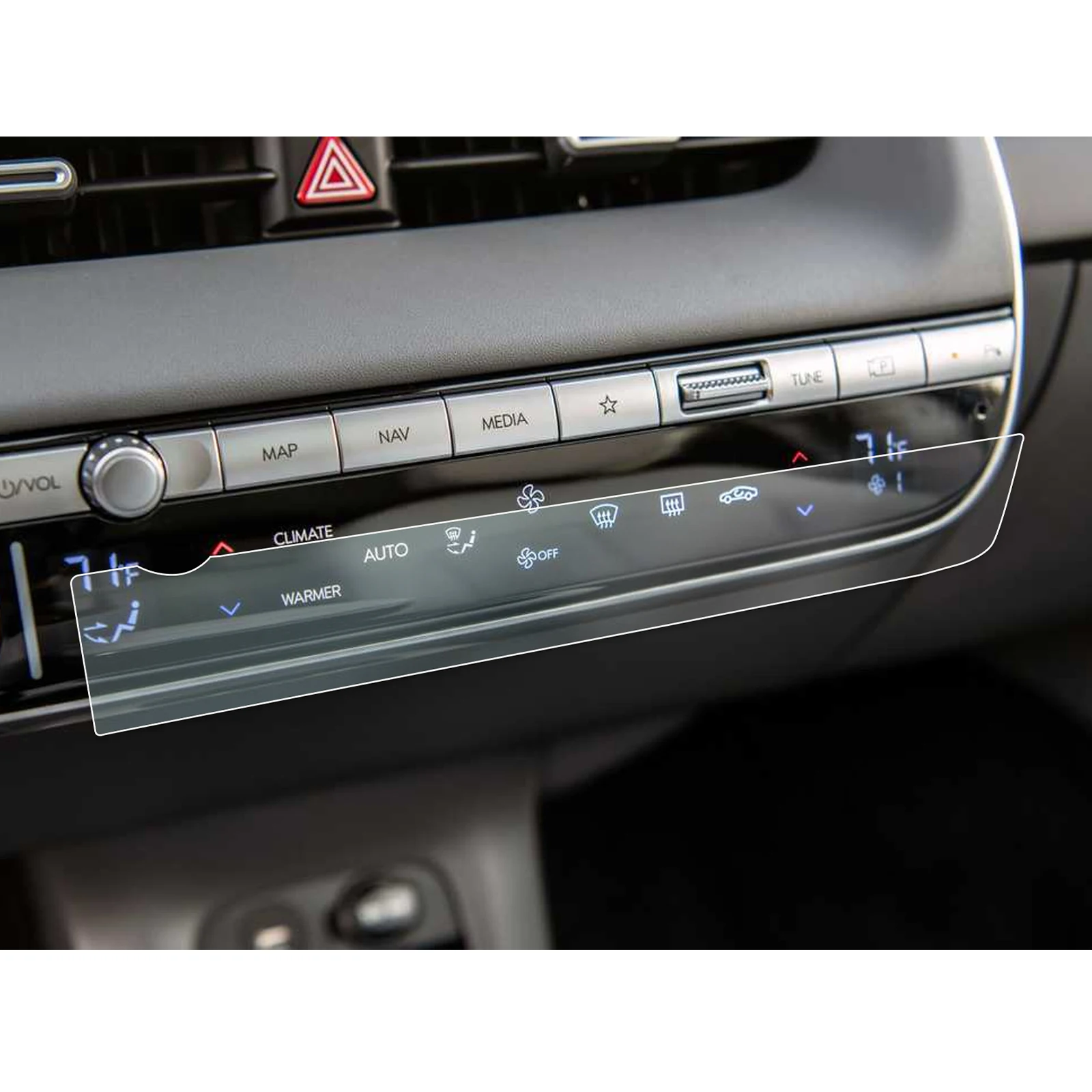 

LFOTPP Автомобильный нано-протектор экрана для Hyundai Ioniq 6 2023 Кондиционер Дисплей Авто Интерьер Ioniq 6 Аксессуары 2023