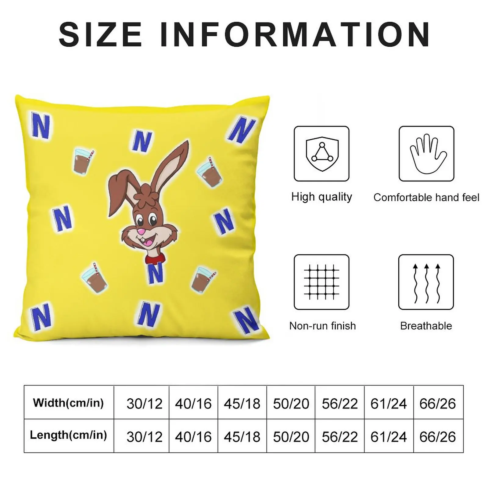 Несквик кроличьи подушки для кровати домашнего декора рождественские наволочки