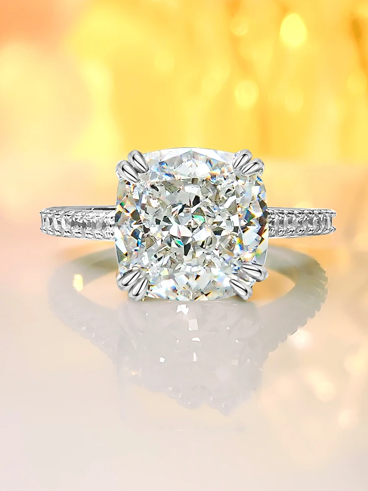 Женское Универсальное кольцо из серебра 925 пробы с импортным высокоуглеродистым