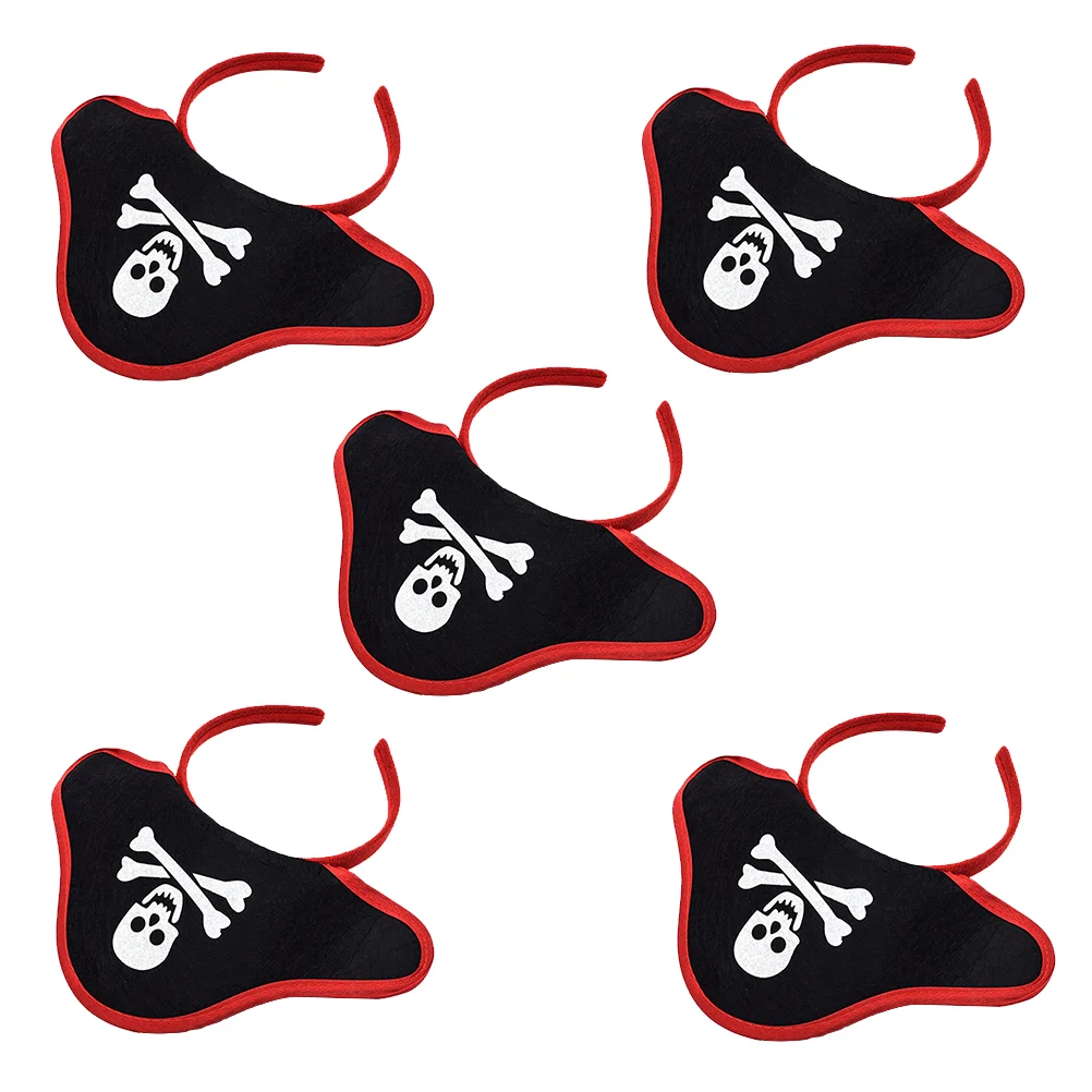 

Pirate Halloween Headband Hat Hair Costume Headwear Accessories Partyband Headdress Head Decorations Hoop Captain Festival Kids