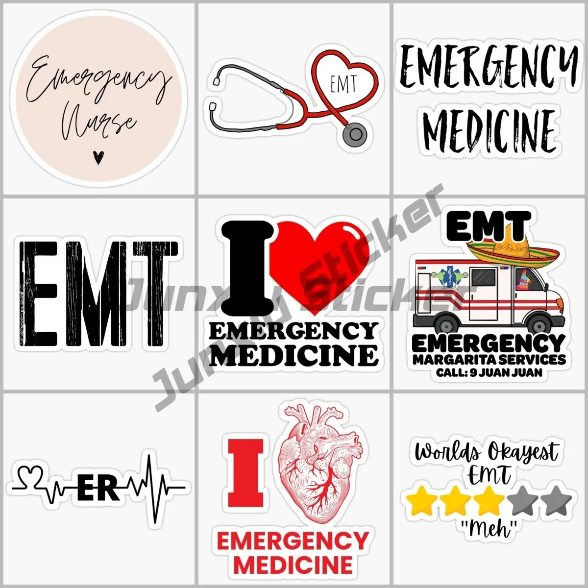 EMR медицинская аварийная жизнь звезда Автомобильная Наклейка виниловая