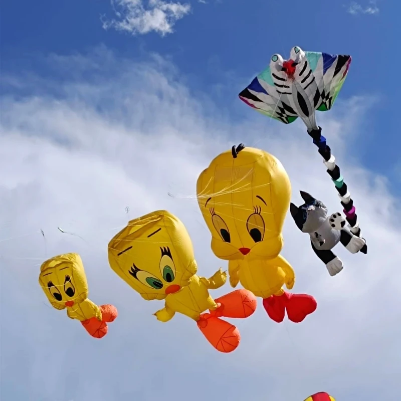 Змеи для цыплят летающие надувные воздушные змеи фабрика с мягкой уткой игры в