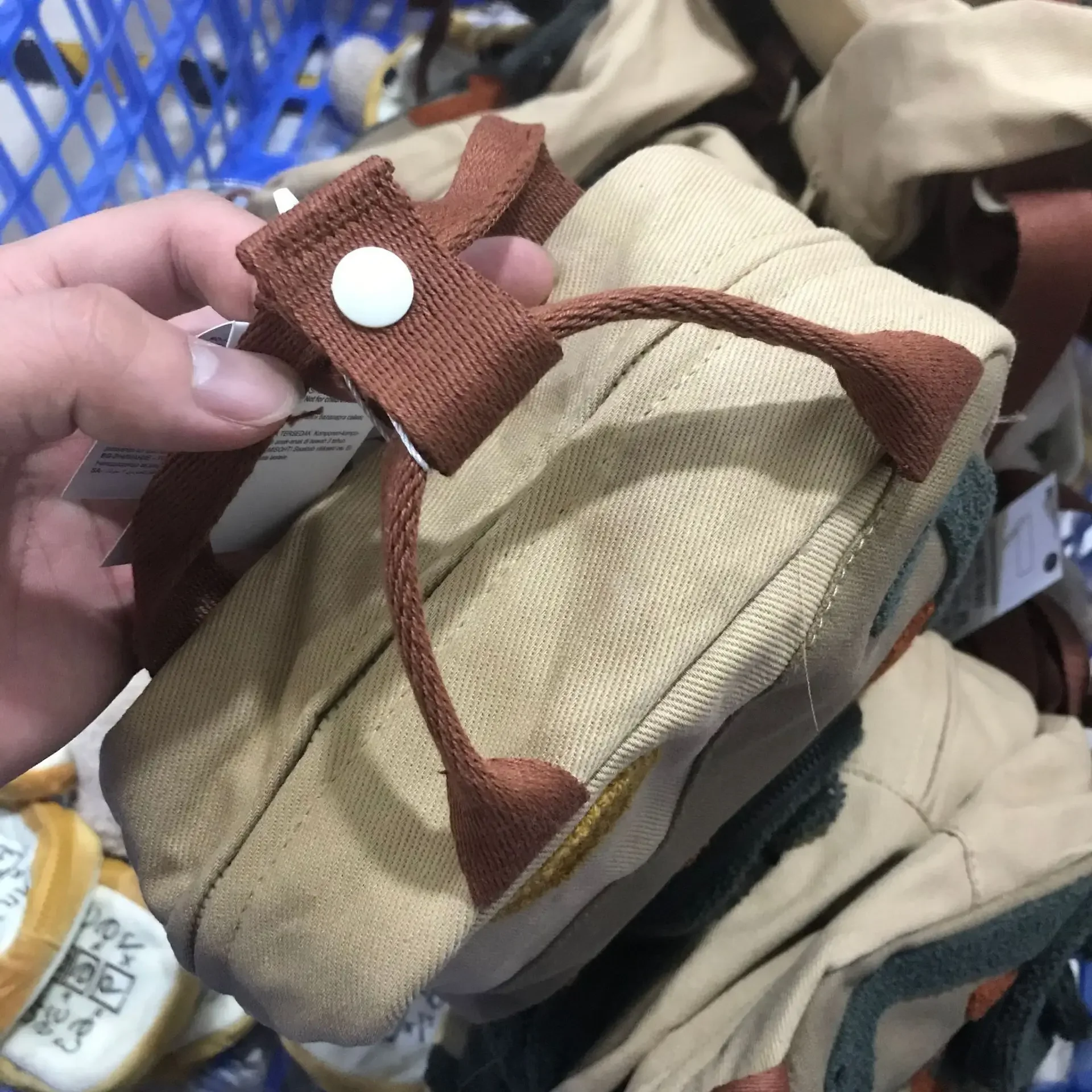 Детский Холщовый Рюкзак С Вышивкой Милый Мультяшный Дизайн Динозавра Школьная