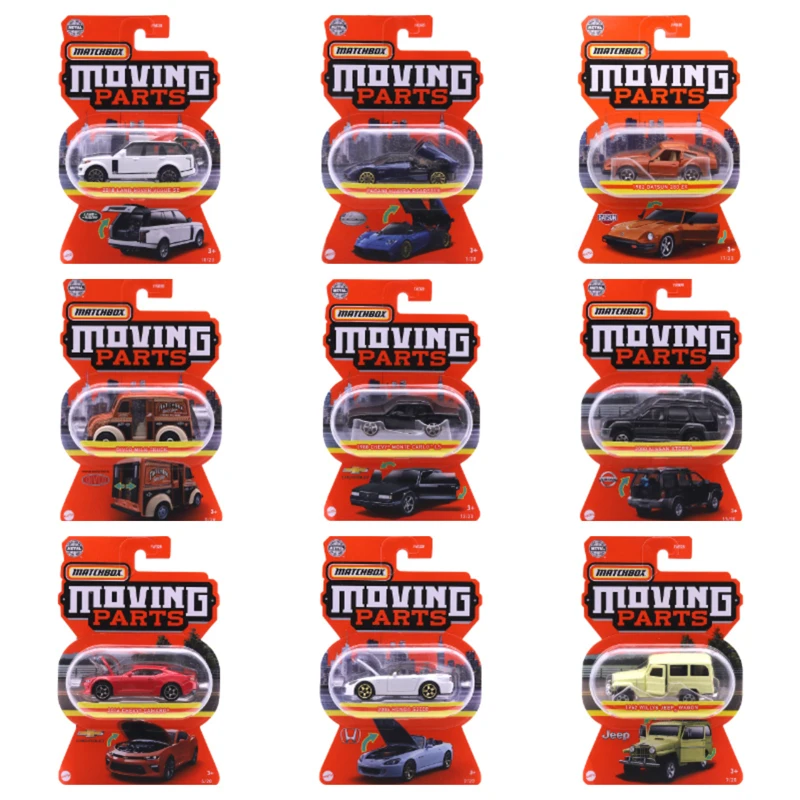 2020 2021 Matchbox Moving Parts Ford Pickup Nissan Xterra Chevy Camaro Divco Milk Truck 1:64 Metal Diecast Model Car Toy FWD28 |