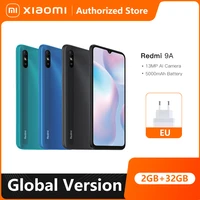 global version xiaomi redmi 9a 4g 64gb rom smartphone brand new telephone mtk helio g25 octa core redmi9a 32 mobile phone best