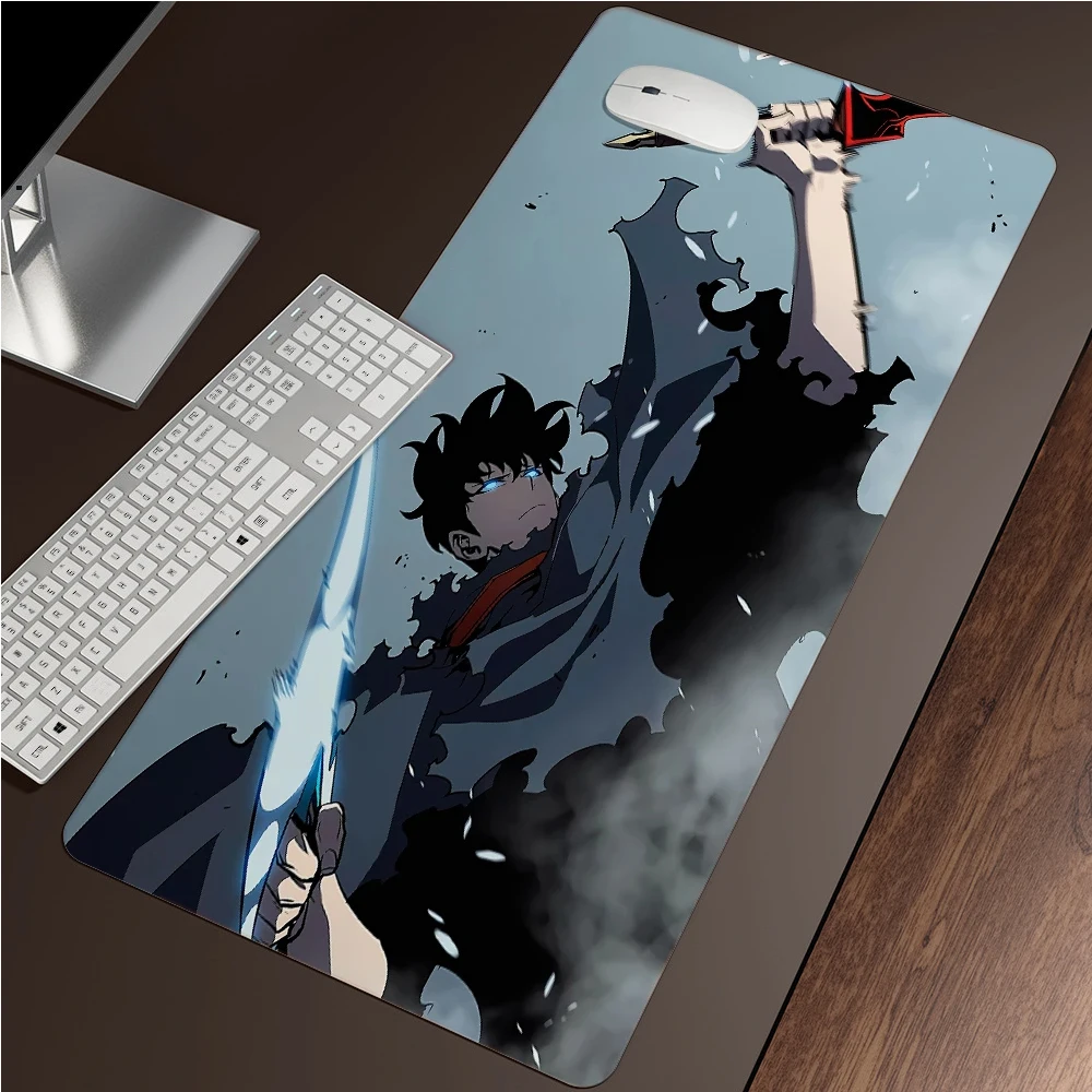 

XXL Anime Upgrade Alone Beautiful Pattern Large Gaming Desk Pad Lovely Mouse Pad HD Print Computer Gamer Locking Edge Mouse Mats