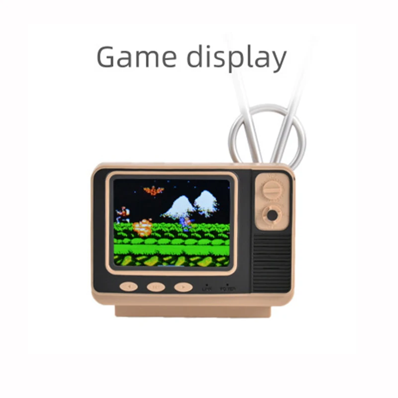 Classics 3.0-inch Display CRT Model 80 Year Emotional Handheld Game Console Support  AV To TV Built-in Battery Wireless Handle