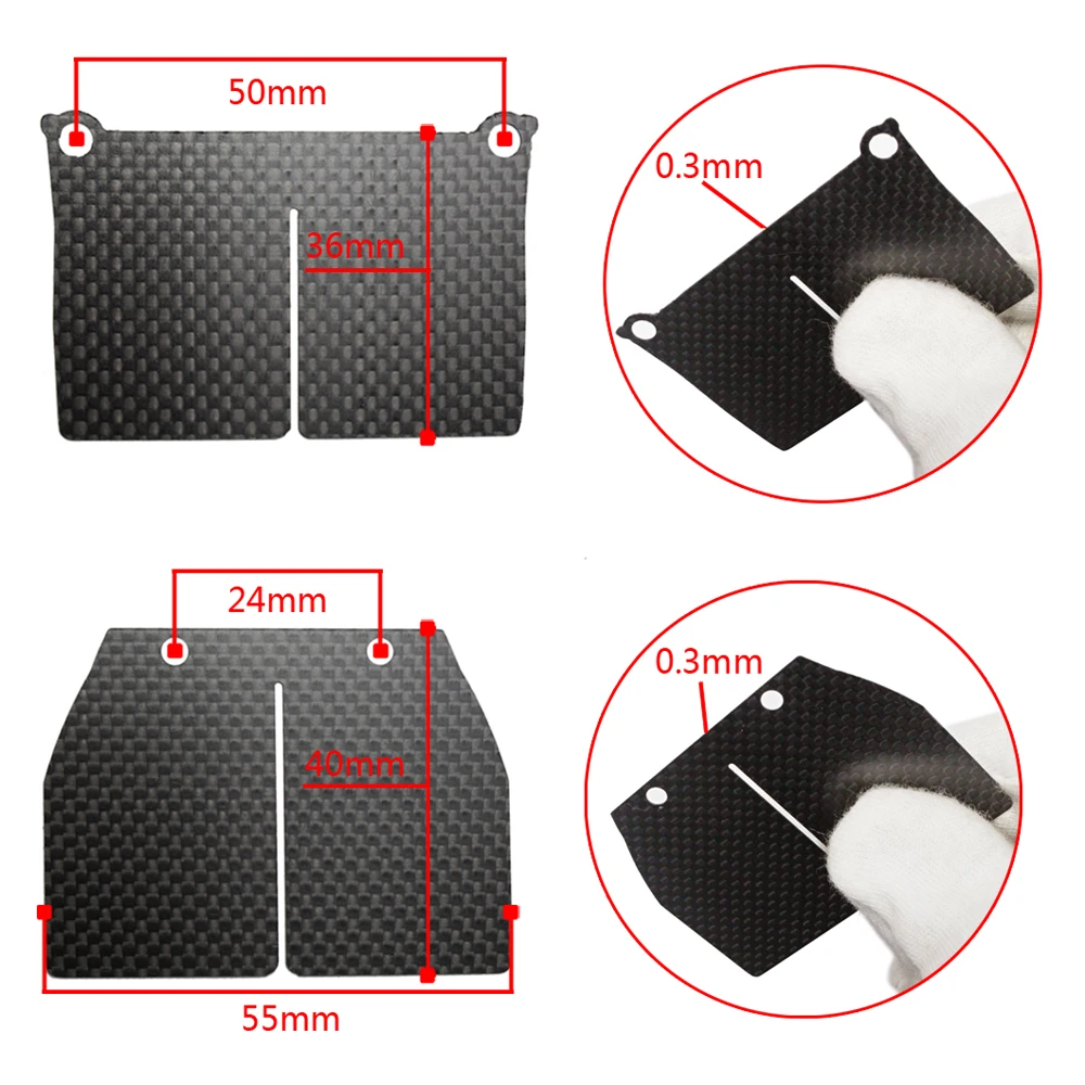 4 шт. сменная пластина тростника VForce из углеродного волокна предназначенная для