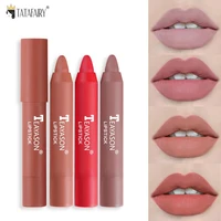 nude series lipstick velvet matte lip gloss pencil waterproof lasting red lip stick non stick cup makeup lip tint pen cosmetic