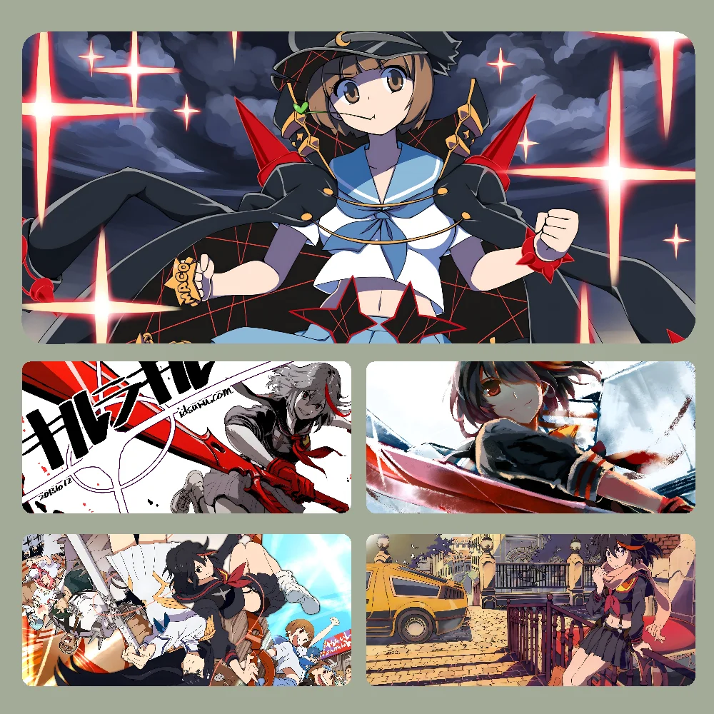 K-Kill La Коврик для мыши Большой компьютерный игровой аксессуар Коврики Настольные