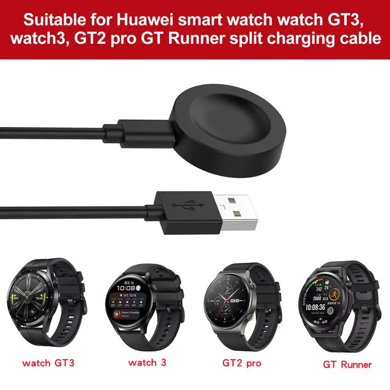 

Smart Watch Portable USB Magnetic Charger Cradle High-Speed Fast Charging Power Cable Wireless For Huawei Watch GT2 Pro For GT3