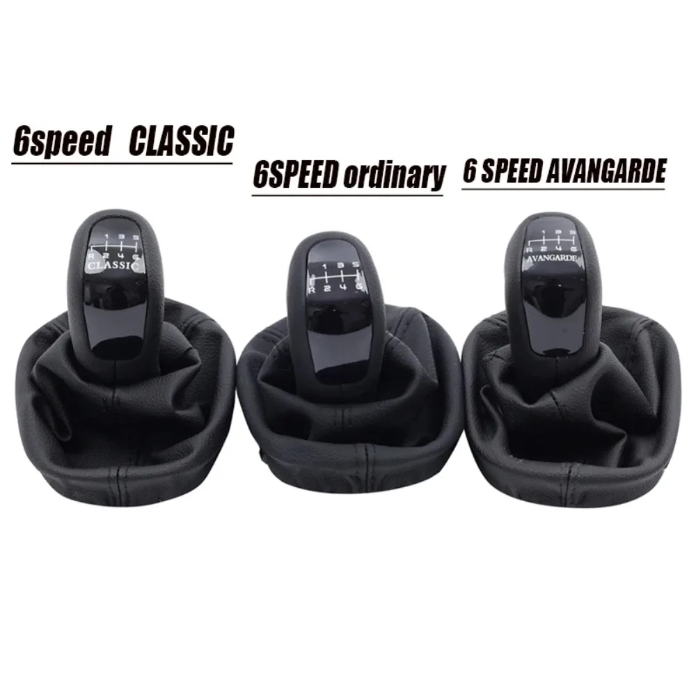 Фото Для Mercedes Benz C Class W203 S203 C32 AMG 2001-2007 Классическая автомобильная ручка переключения передач с кожаным пылезащитным чехлом, автомобильные аксессуары №2