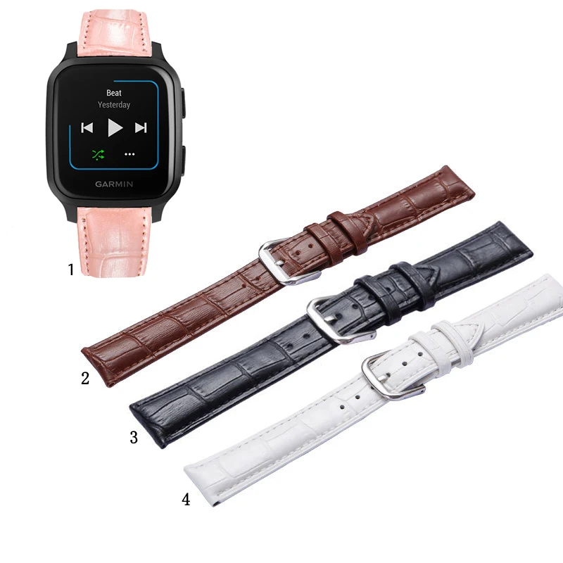 

Ремешок кожаный для наручных часов, 20 мм 22 мм, для Garmin CAME SQ 2 Forerunner 245 245 м 645 645 м, браслет для Vivoactive 3