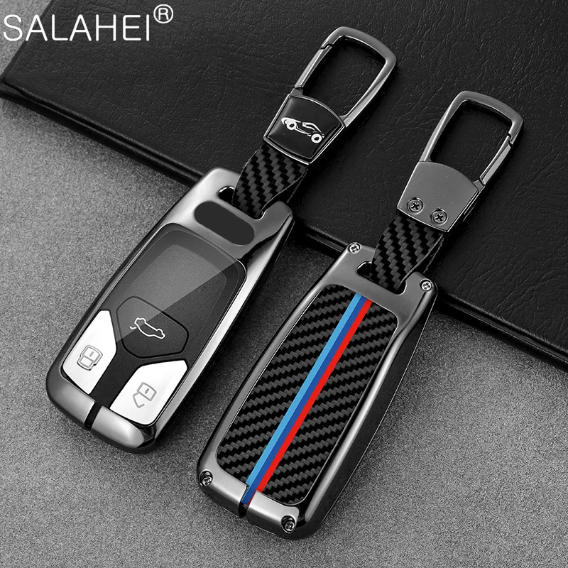

Car Key Case For Audi A1 A3 8P 8L A4 A5 B6 B7 B9 A6 A6L A7 A8 E-tron C5 C6 4F 8W Q3 Q5 Q7 Q8 C8 D5 4M TT TTS S3 S4 S5 S7 S6 RS