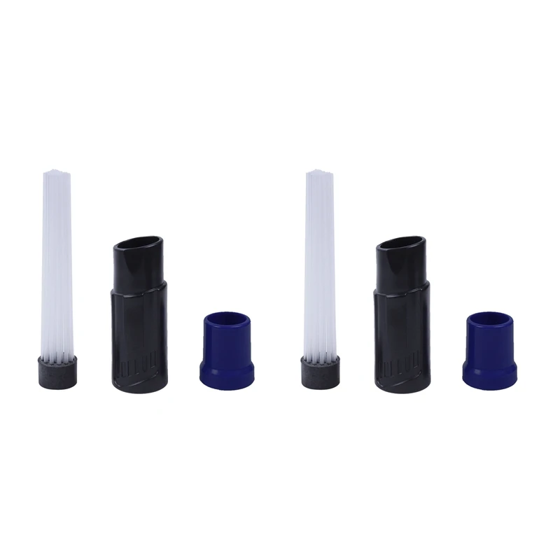 

2X Vacuum Cleaner Dust Dirt Remover Universal Attachment Interface Tool For Air Vents Keyboards Drawers Plants Cleaning