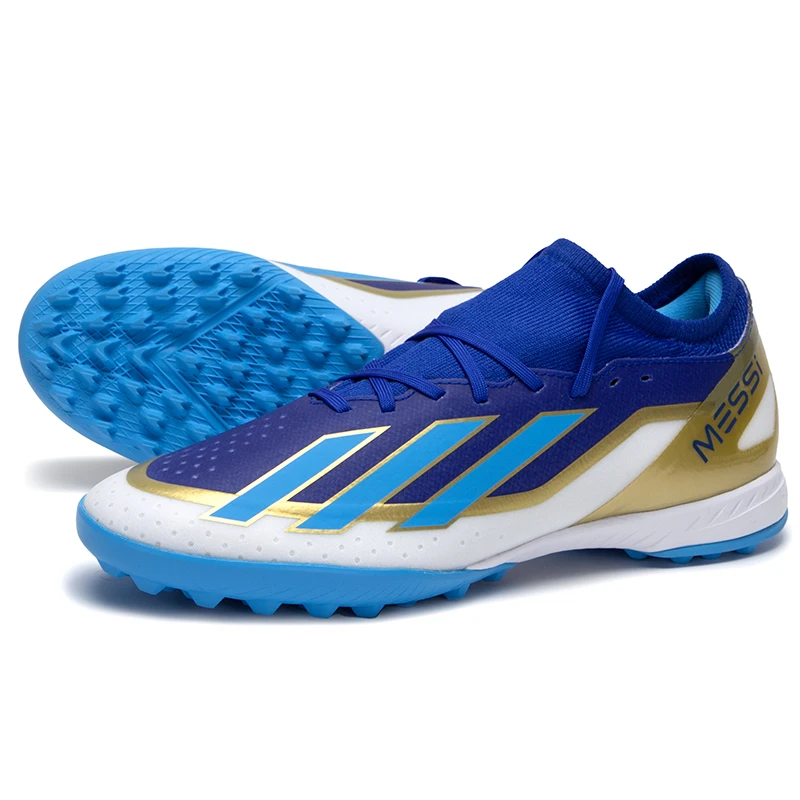 Мужская обувь Adidas новинка 2024 X среднего класса TF сломанный гвоздь Месси