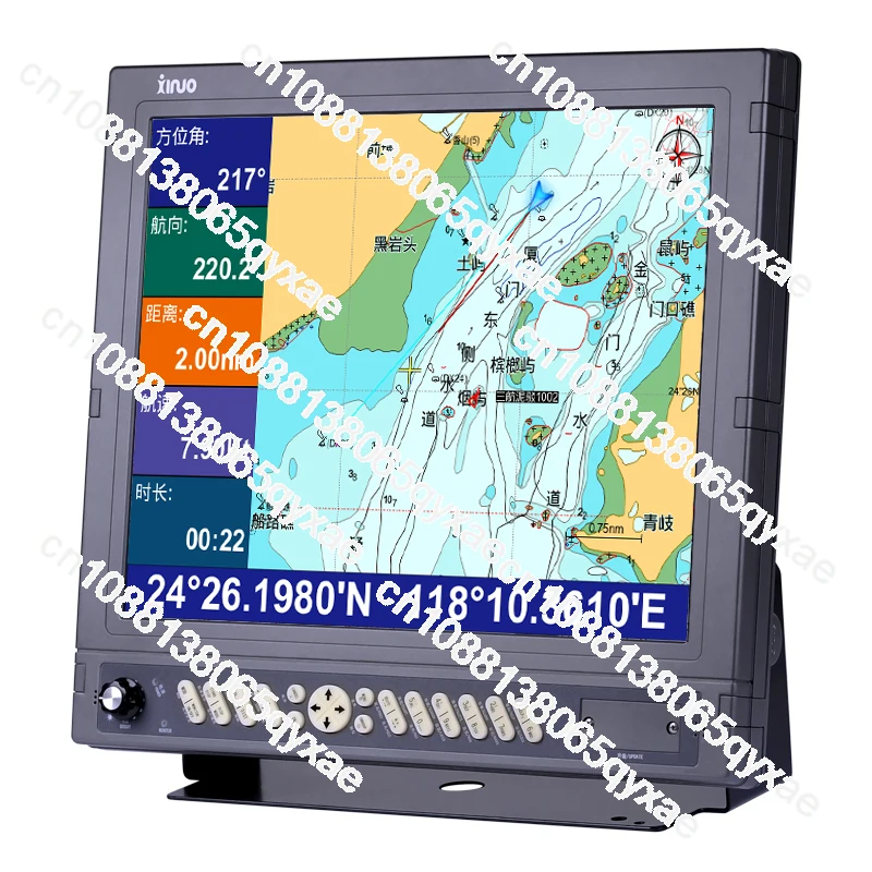 Морское электронное устройство с большим экраном XINUO 17-дюймовый GPS-картплоттер в