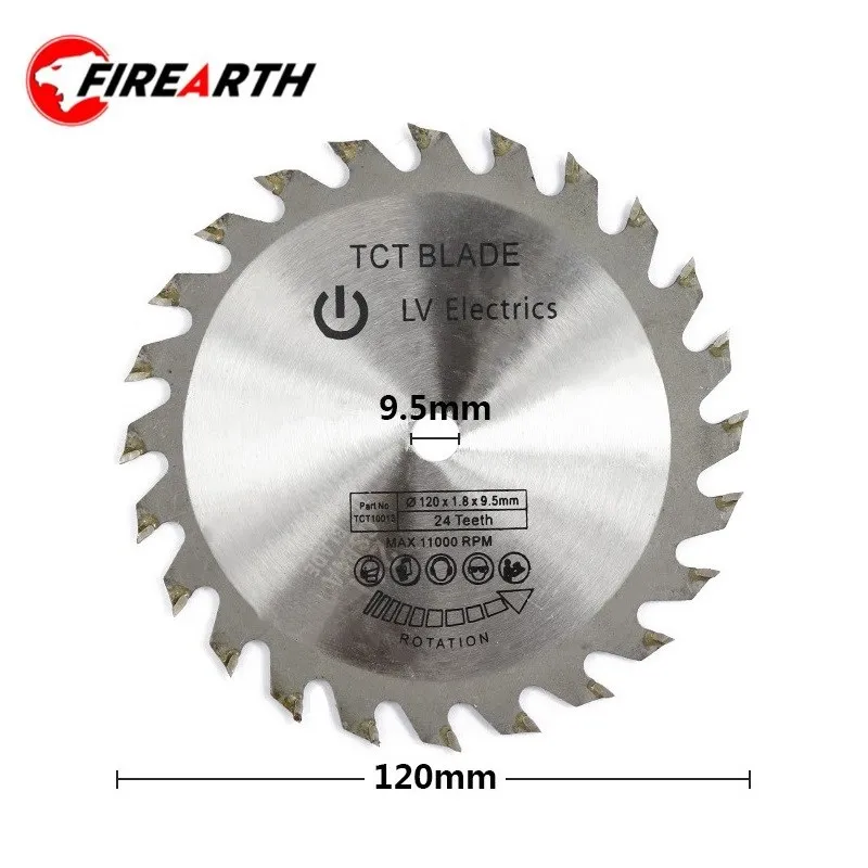 

Firearth 1pc/2pcs 120x1.8x9.5x24T Circular Saw Blade For Wood TCT Cutting Disc Carbide Alloy Woodworking Saw Blade Cutting Disc