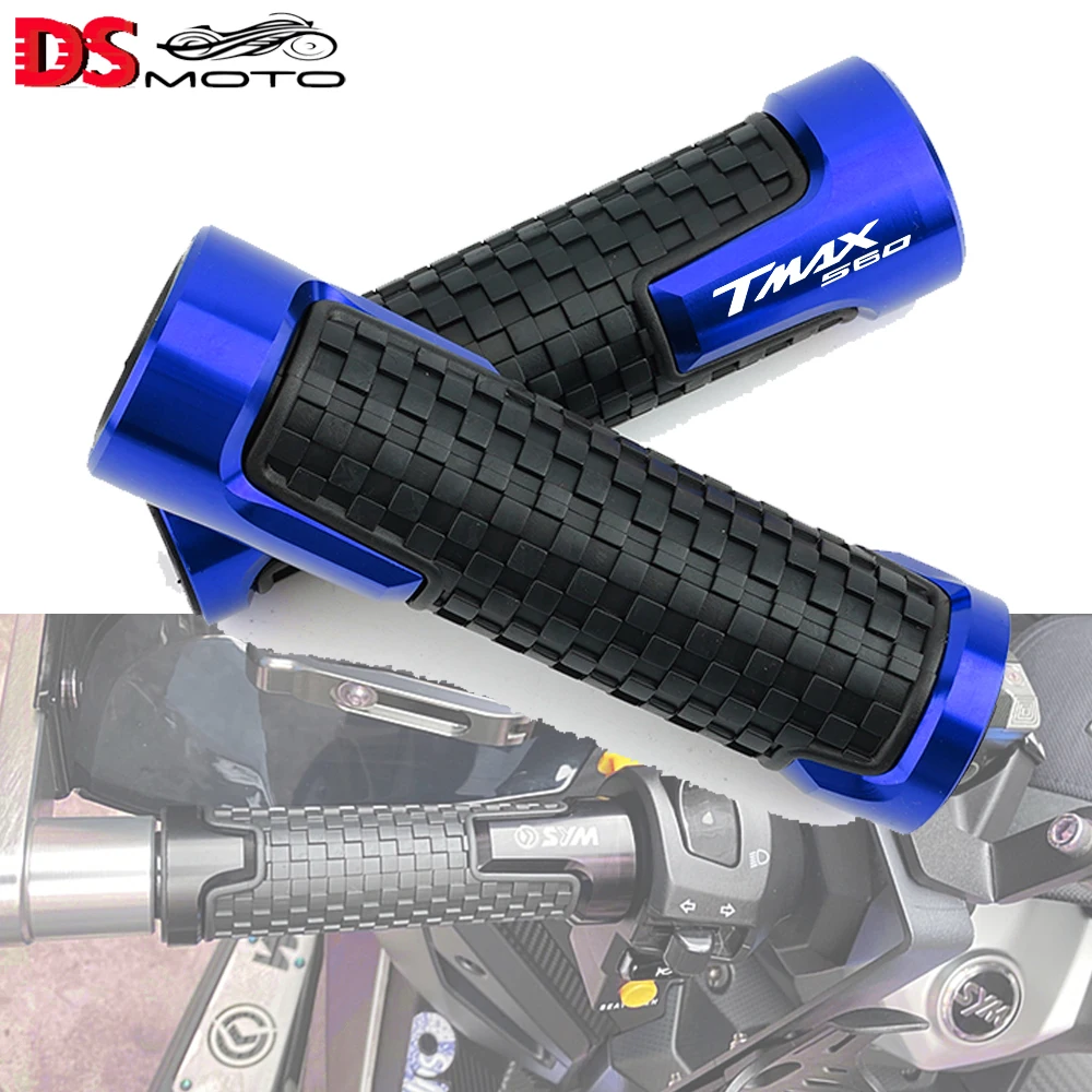 

For YAMAHA TMAX560 Tech Max T-MAX TMAX 560 2020-2021 2022 2023 Handle Bar Grips 7/8" 22MM Motorcycle CNC Aluminum Accessories