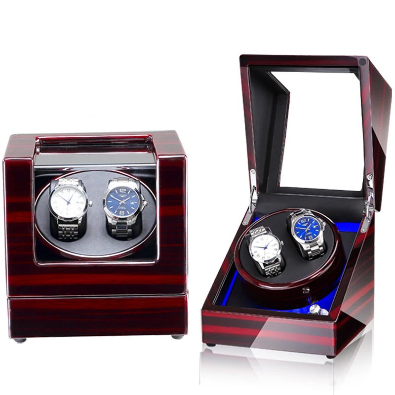 Намотка для часов Автоматическая двойной вращающийся держатель кабинета