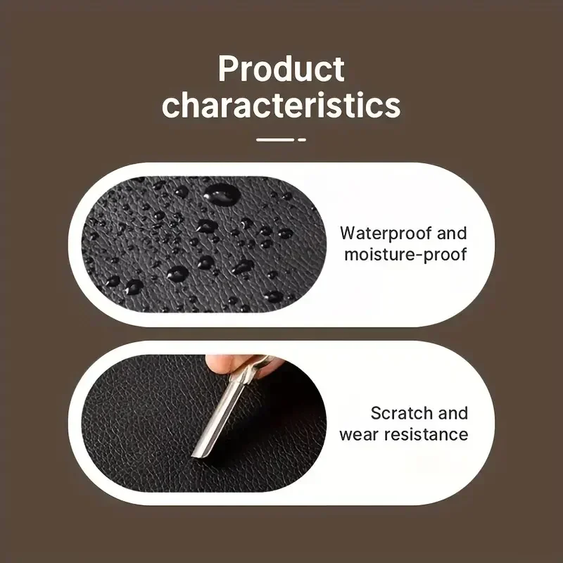 Большой размер самоклеящаяся кожаная наклейка для дивана салона автомобиля