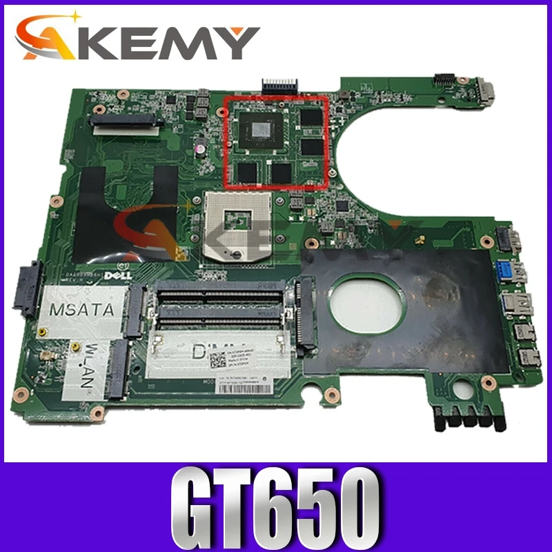 

Оригинальная материнская плата для ноутбука Dell Inspiron 17R N7720 7720 5720 материнская плата DA0R09MB6H1 072P0M CN-072P0M SLJ8E GT650