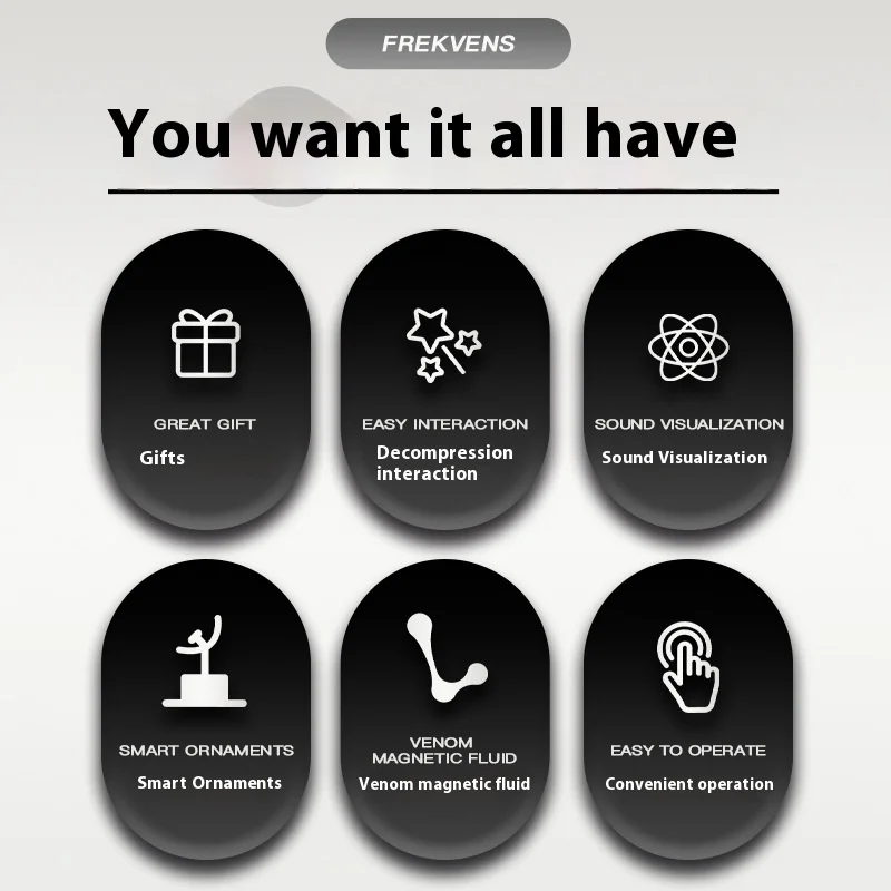 Frekins переносной Магнитный динамик с жидкостью звукосниматель яд жидкий спутник