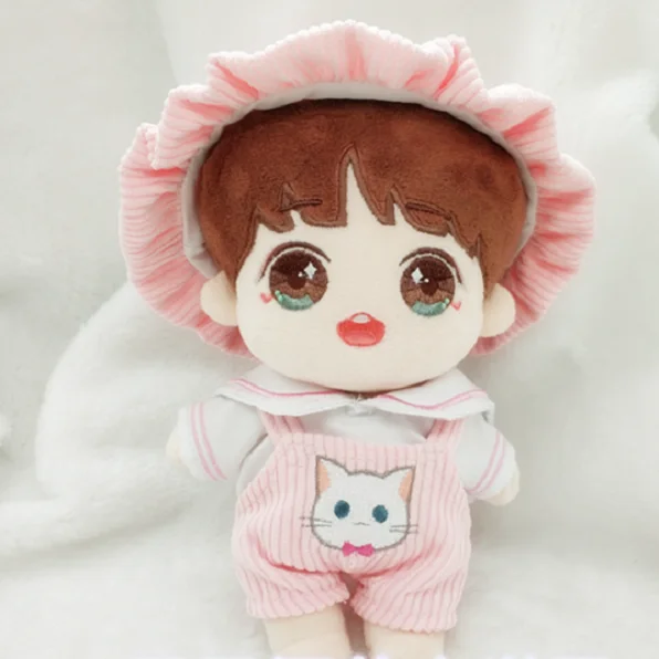 

[MYKPOP] KPOP Plush Dolls' Clothes: 3pcs Clothes Set for 20cm / 8 inch Dolls (without Doll) KPOP Fans Collection SC23031016