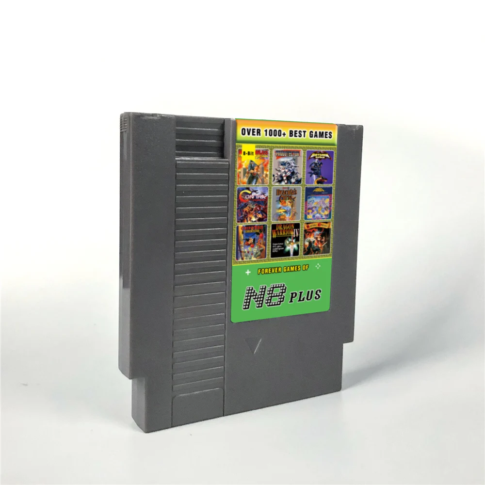 The Newest Super N8 Plus 1000 in 1 Remix Game Card For NES 8 Bit Video Game Console Game Cartridge