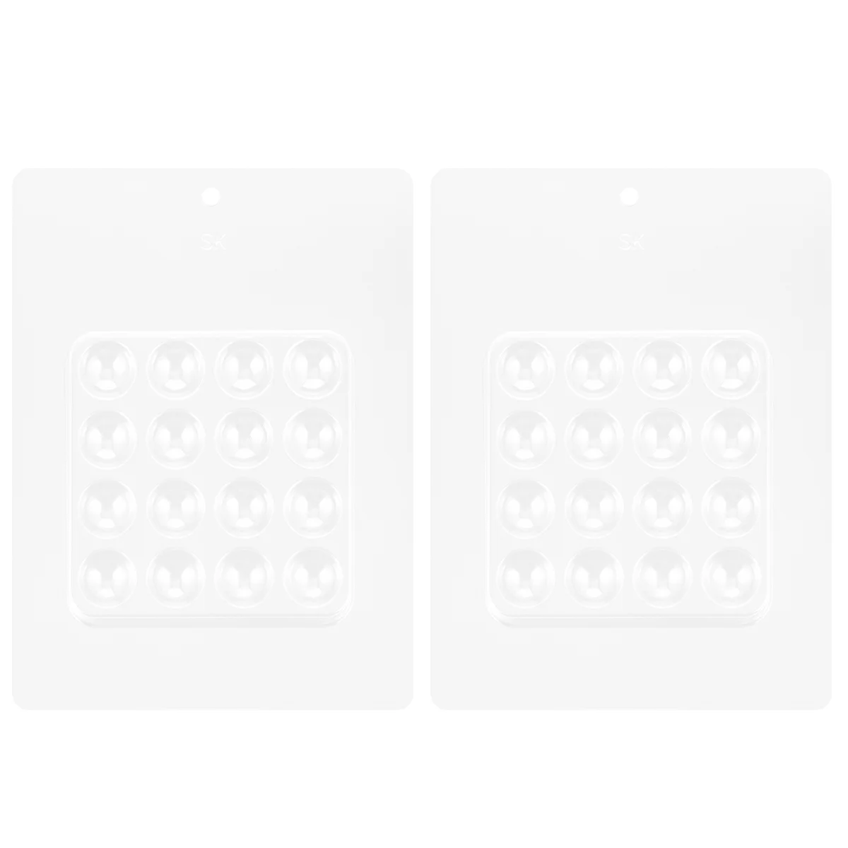 

2pcs Sugar Flower Drying Cup Mold Clear Fondant Shaping Tray DIY Baking Tools