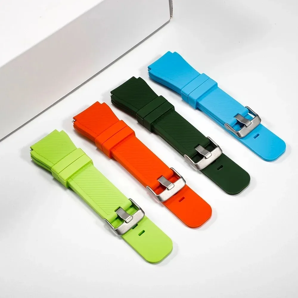 Силиконовый ремешок 22 мм для Xiaomi Watch 5S4 Sport2 Pro, удобный браслет для Realme Watch 5S3 ProOPPO Watch SX24 Pro (art.: 3920dbdb775d7) - 3920dbdb775d7