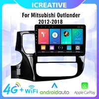 car multimedia player 10 1 inch android 4g carplay 2 din for mitsubishi outlander 2012 2018 navigation gps radio