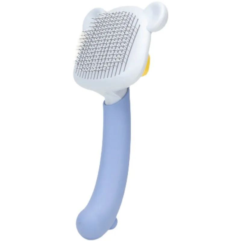 

Pet Comb Grooming Toy Cats Hair Brush Self-Cleaning Slicker For Dogs Cats Accessories