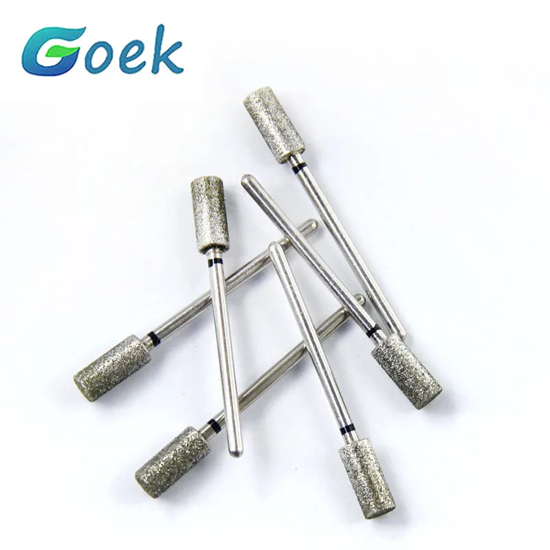 

5pcs Dental Diamond Bur HP Drill Bit Lab Material Grinding Polish Burs Dentistry Tools Zirconia Ceramics Crowns Polisher