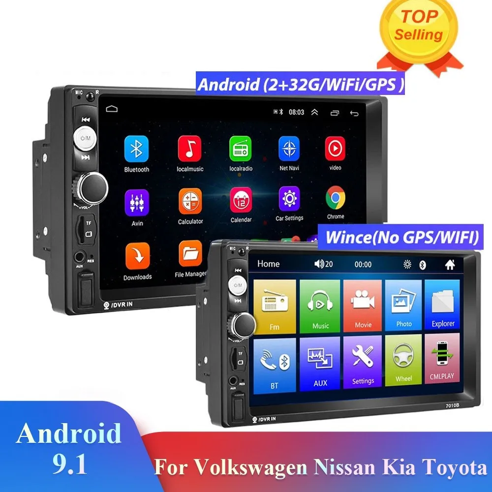 

2Din Car Radio Android Car Multimedia Player 2din Autoradio GPS 2din for Volkswagen Nissan Hyundai Kia Toyota Universal