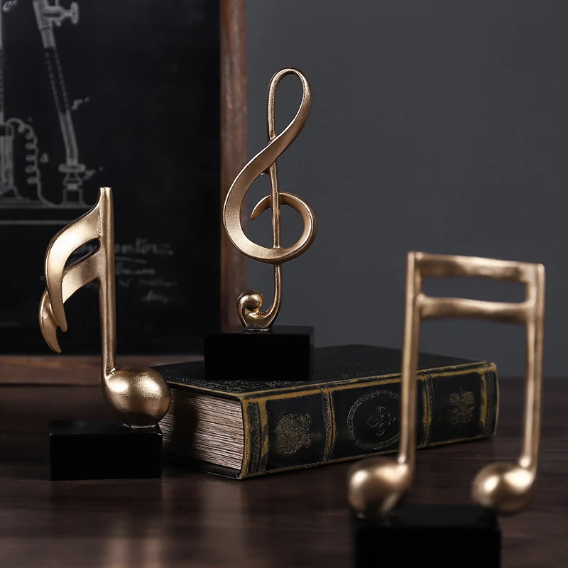 

Music Ornaments Home Decoration Accessories Art Sculpture Resin Figurine Music Classroom Desktop Decor Supplies Statue