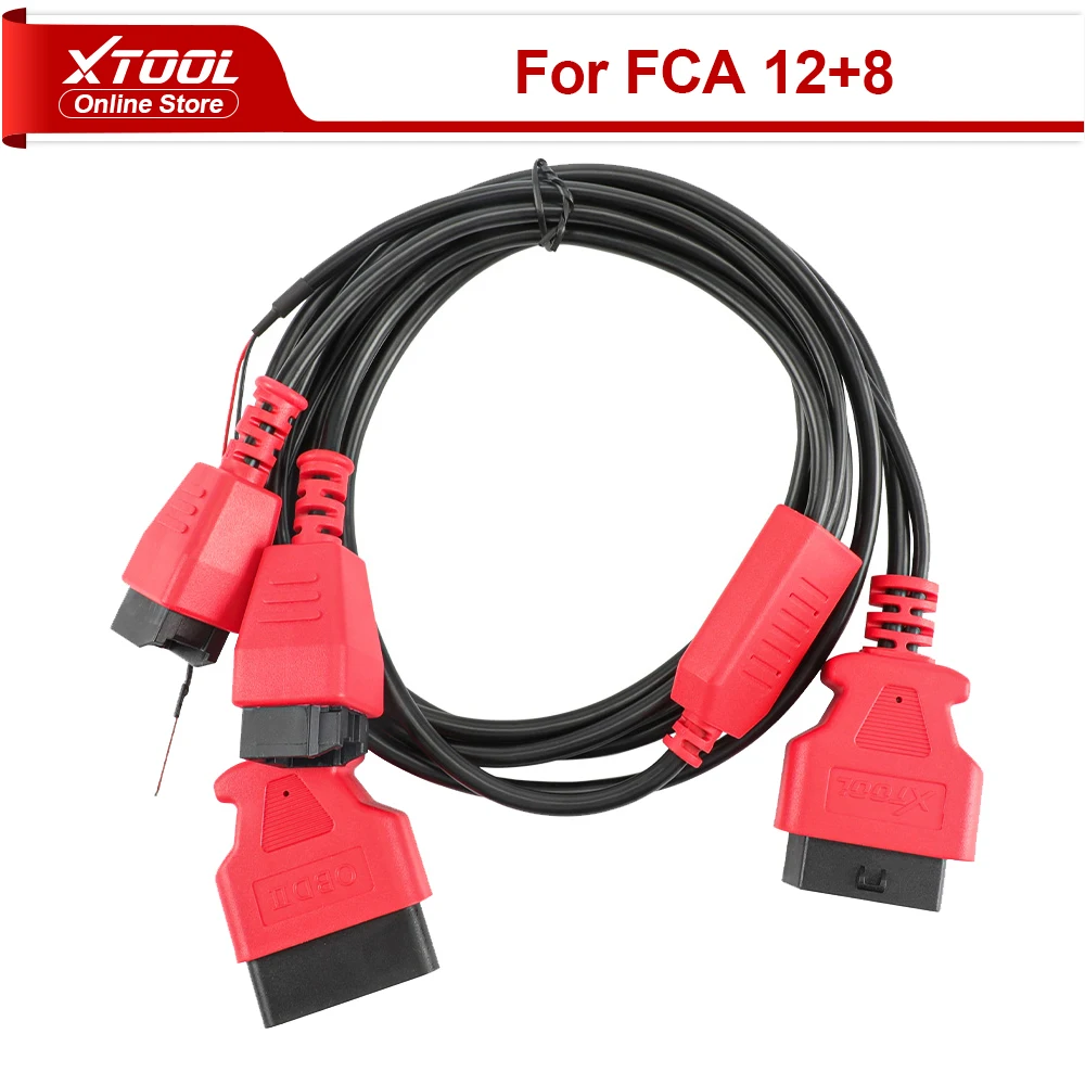 

Универсальный Кабельный адаптер XTOOL FCA 12 + 8 для Chrysler, подключение к X100Pad3 A80pro A80promaster EZ400pro D7 D8 D9 D9Pro