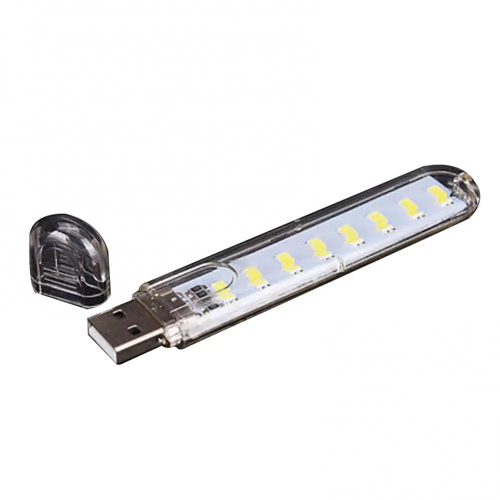 

8 LED Energy Saving USB Night Light Lamp Portable for Computer Notebook Lighting