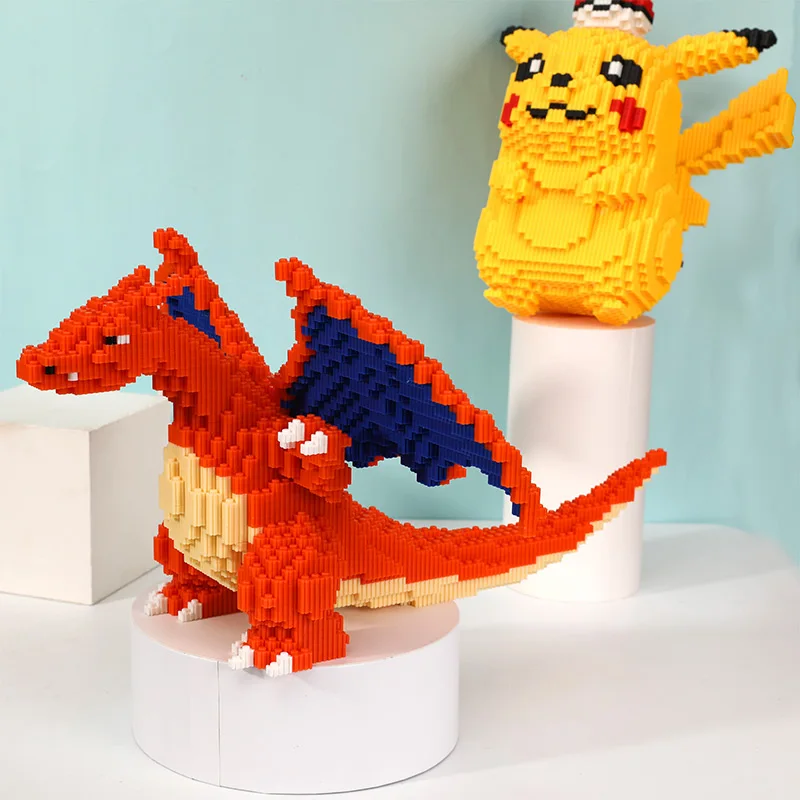 Покемон магический строительные блоки Пикачу джигги фонарик венузавр фигурка