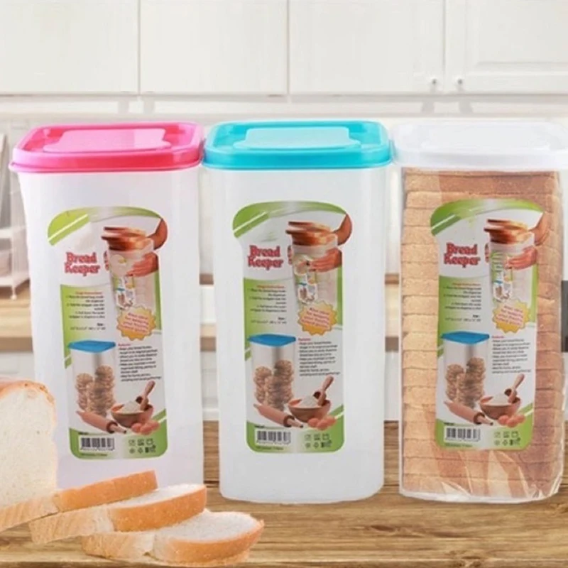 Прямоугольная коробка для хлеба Полупрозрачный контейнер тортов упаковочная