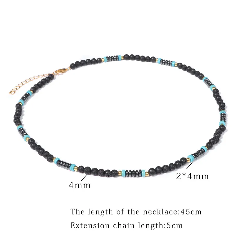 Ожерелье из гематита 45 см