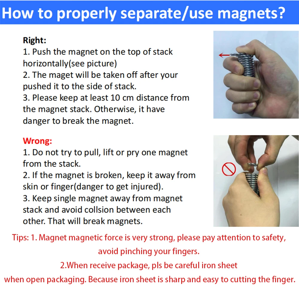 N45 20x10x4 неодимовые магниты сильные Eblike редкоземельный динамик поиск Сильный