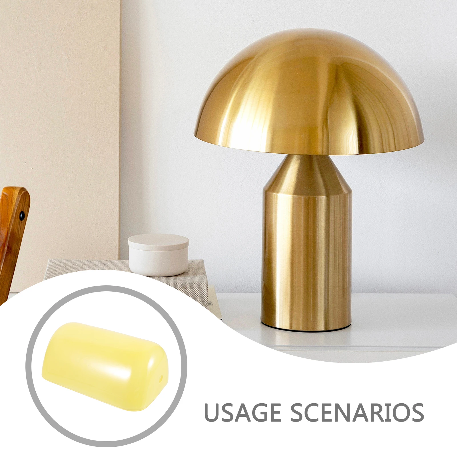 

Винтажный стеклянный абажур для настольной лампы